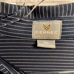 Fennec Navy Striped Shirt XXL